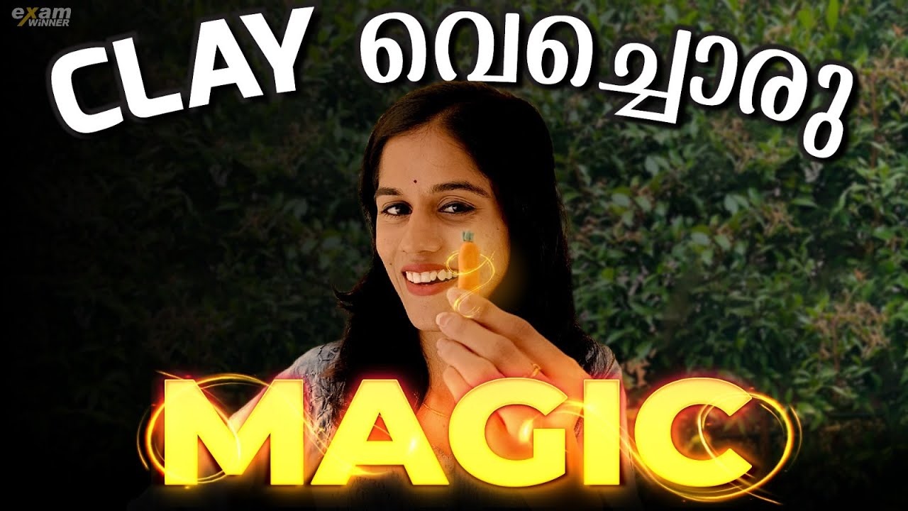 CLAY വെച്ചൊരു MAGIC തയ്യാറാക്കിയാലോ ? | EXAM WINNER CLASS 1