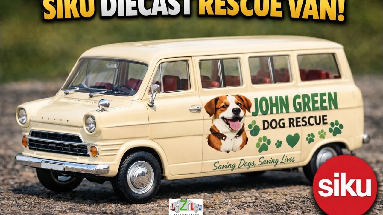 Diecast restoration Siku Ford transit mk1 van 