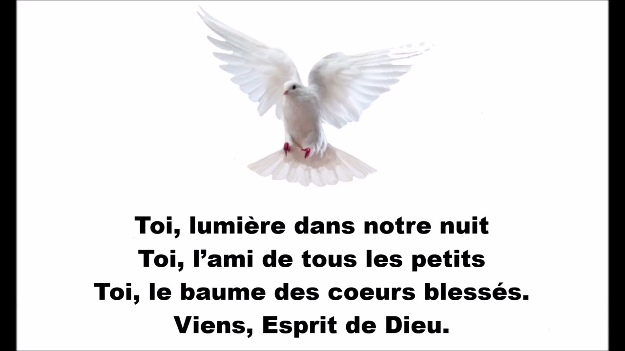 Viens, Esprit de Dieu (PAROLES)