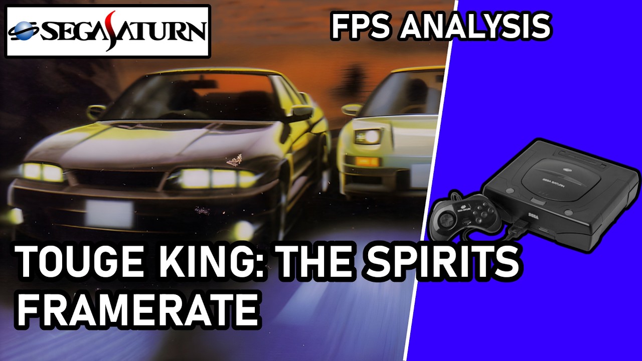 Touge King: The Spirits  |  Saturn  |  Frame Rate Test
