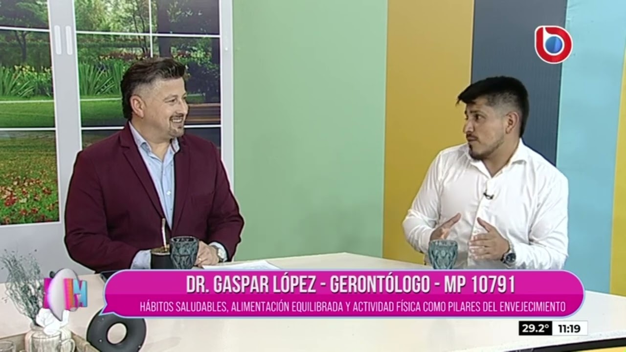 DR GASPAR LÓPEZ, NOS HABLA CÓMO ENVEJECER SALUDABLEMENTE.
