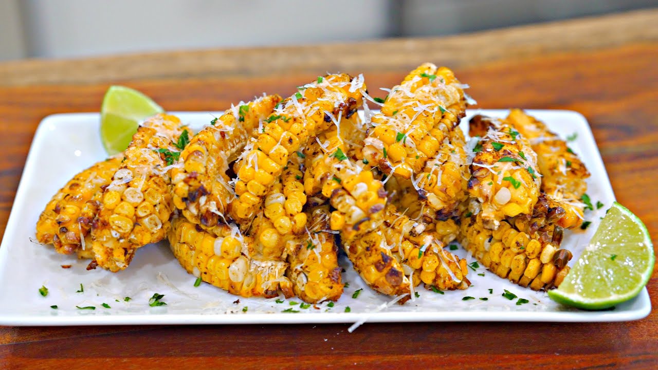 Seasoned Juicy Cajun Parmesan Corn Ribs | Quick Appetizer