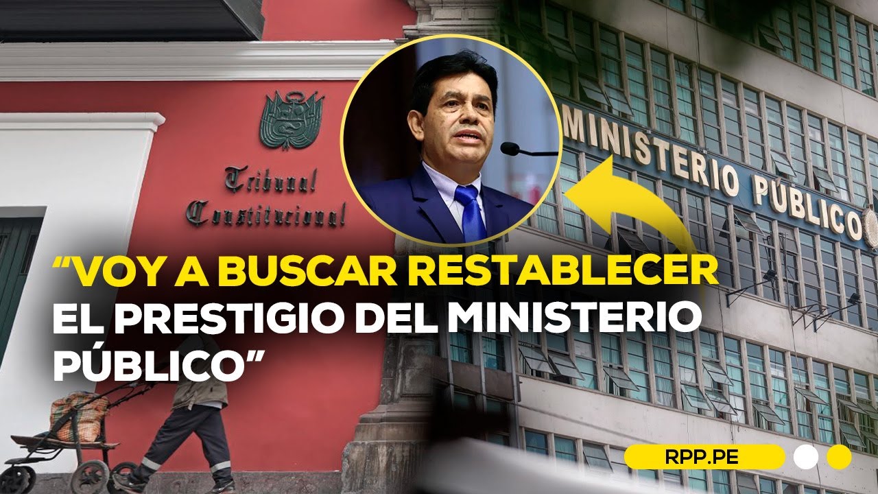 Tribunal Constitucional repone a fiscal Tomás Gálvez #LASCOSASRPP | ENTREVISTA