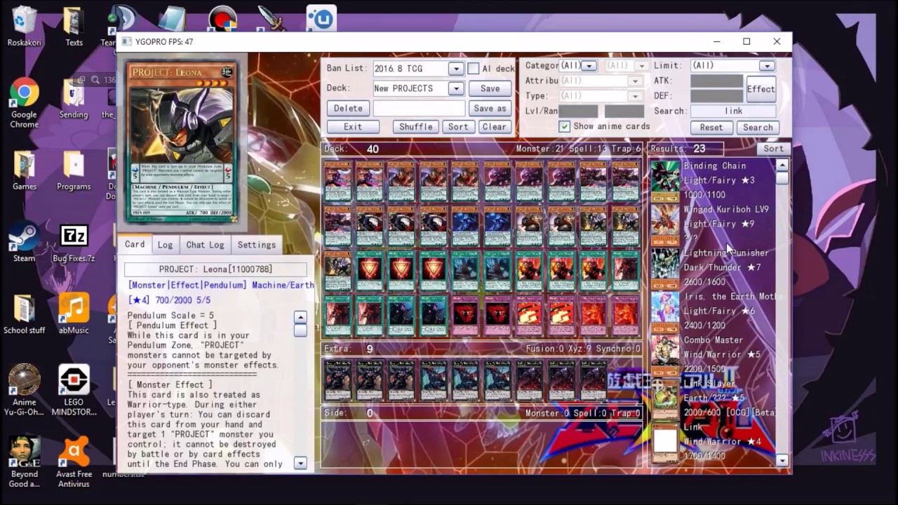Ygo Custom Card scripting tutorial Part 1: Adding the card to YgoPro