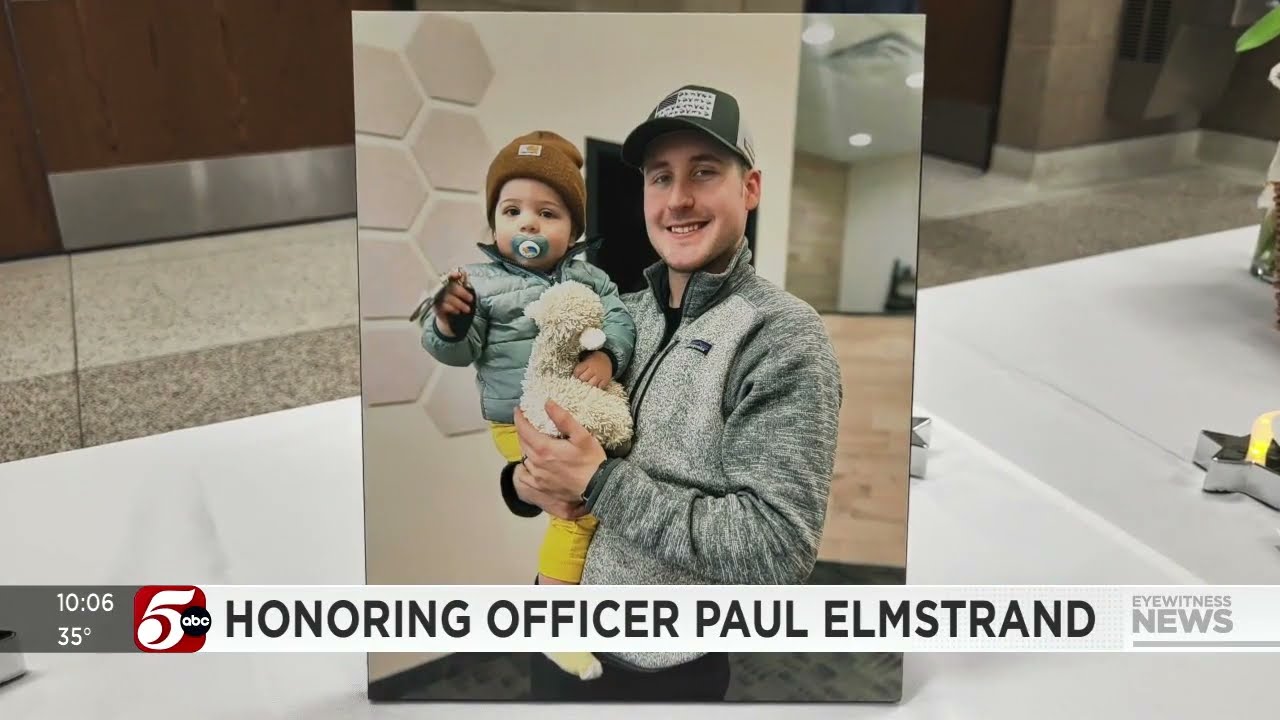 Honoring officer Paul Elmstrand