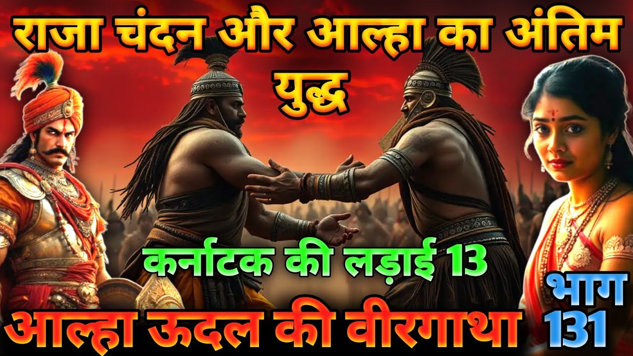 EP 131:आल्हा vs राजा चंदन महासंग्राम ⚔️ | अमरजीत-भानुमति विवाह | कर्नाटक की लड़ाई | Alha Udal