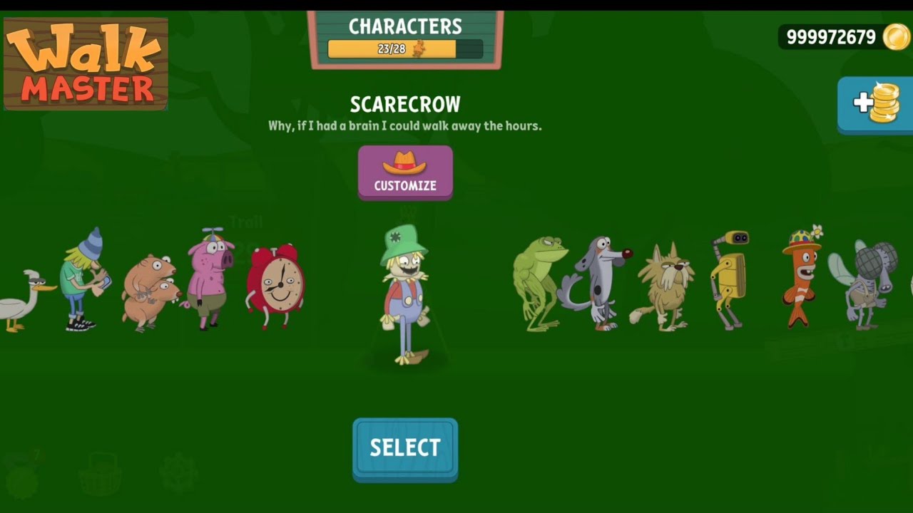 Walk Master MOD All characters Unlocked-Unlimited Coins