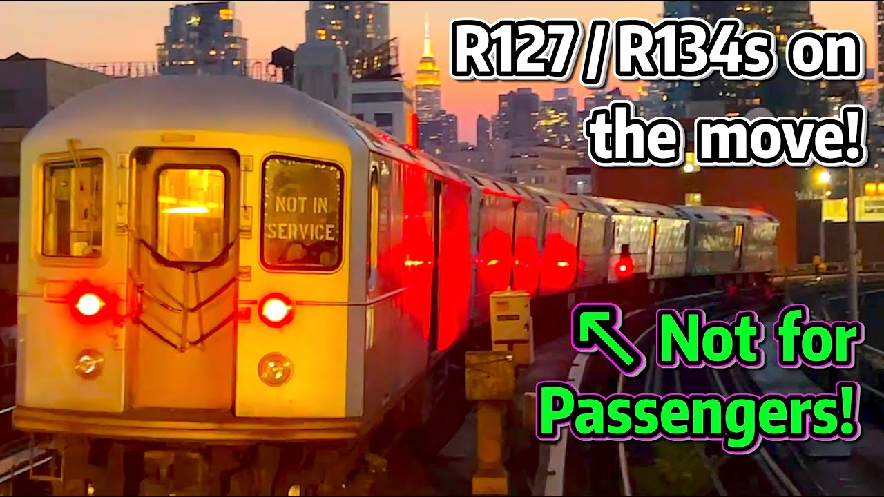 ⁴ᴷ⁶⁰ R127/R134 Refuse Motors on the Move on the 7 and N Lines!