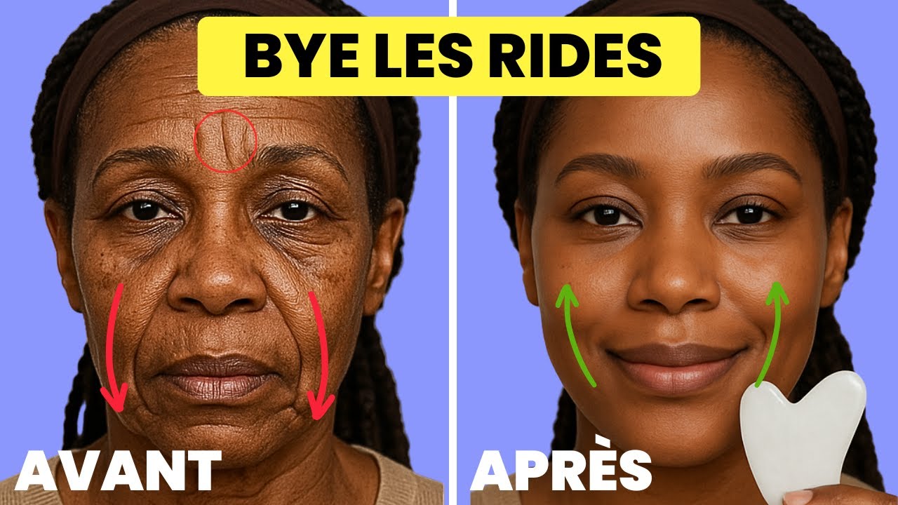 Face massage GUA SHA rapide - tutoriel à suivre #faceyoga #skincare #guasha #facialmassage
