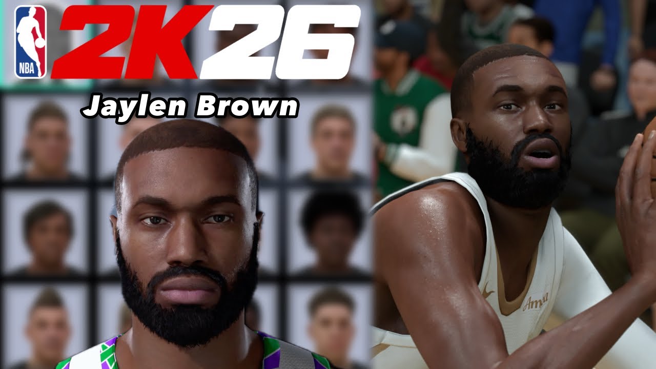Jaylen Brown face creation NBA2k26!!