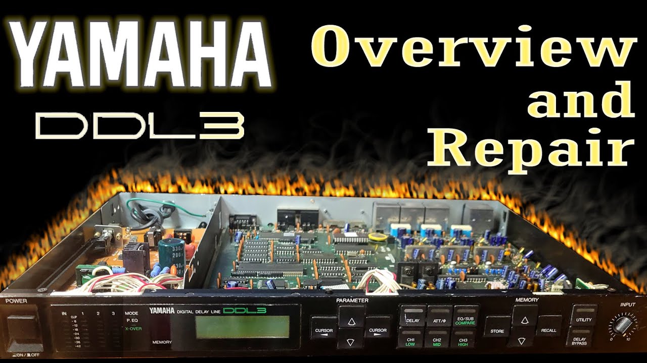Yamaha Digital Delay Line DDL3 (or D1030) Overview and Repair