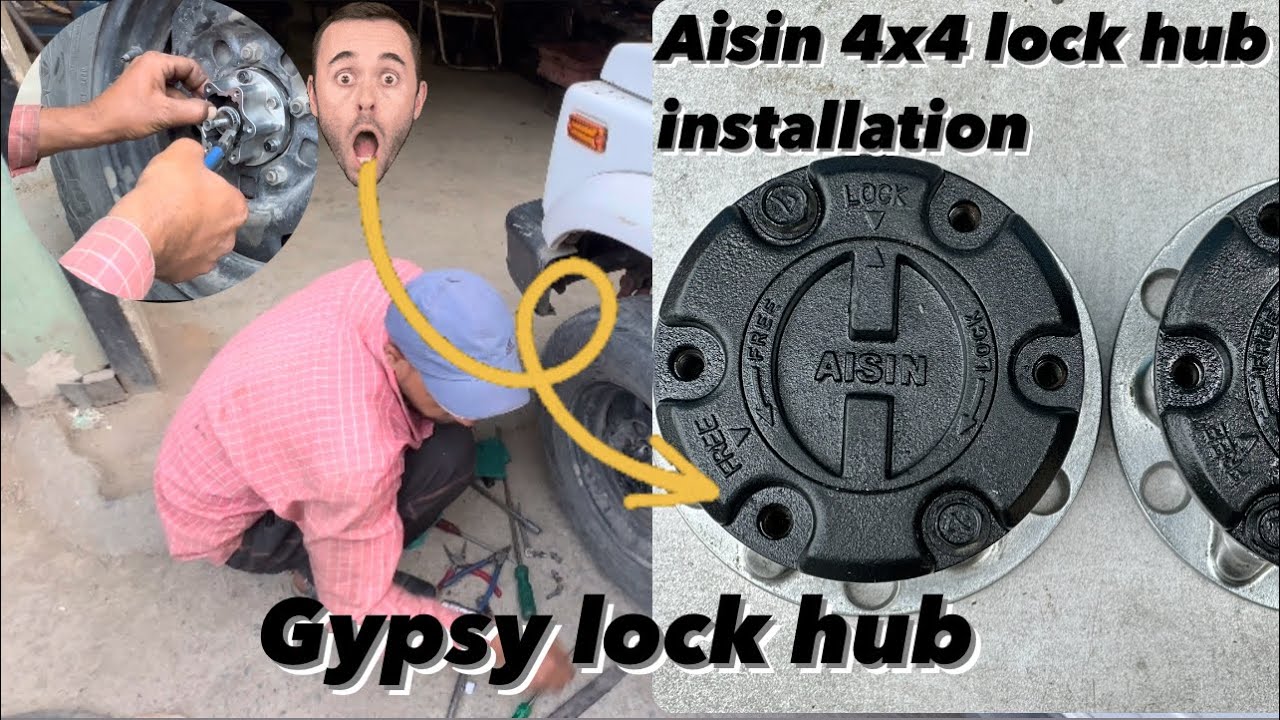 4x4 manual lock hub installed in gypsy ‼️ Increase your mileage?? Less Engine load 😱