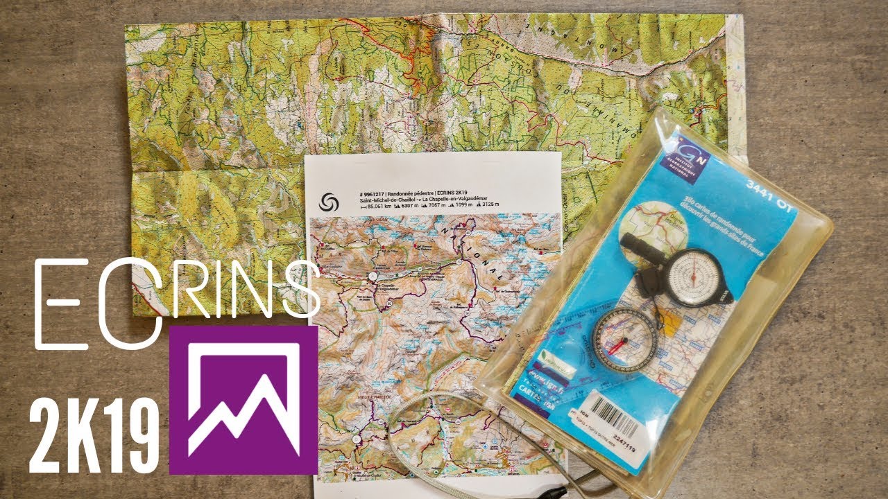 ECRINS 2K19 - PARCOURS | CARTOGRAPHIE ! Trekking / Montagne / Alpes