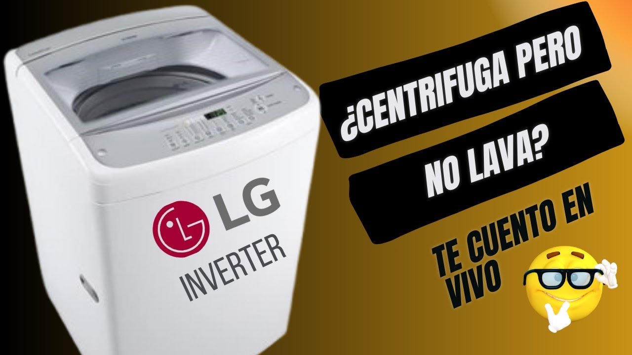 Lavadora LG gira pero no lava | Reparación paso a paso