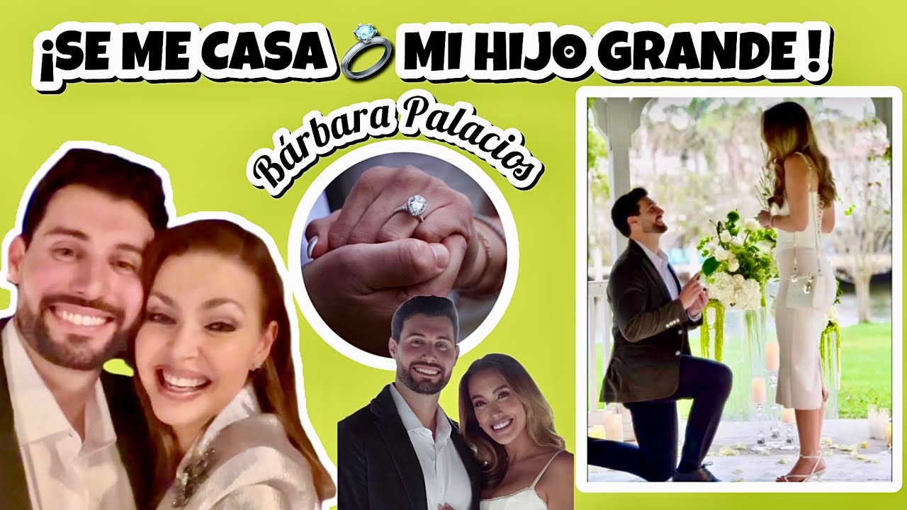 ¡SE CASA SU HIJO! 💍 El emotivo mensaje y las fotos del compromiso del hijo de Bárbara Palacios