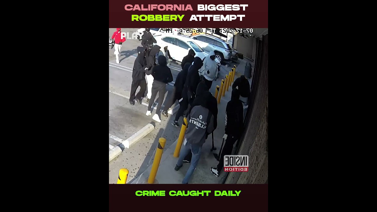 California Biggest Robbery Attempt #cops #shorts