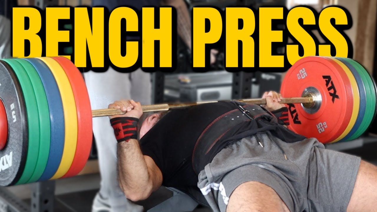 Last Heavy Bench Session for Tattooed and Strong 💪 Strongman to Powerlifter