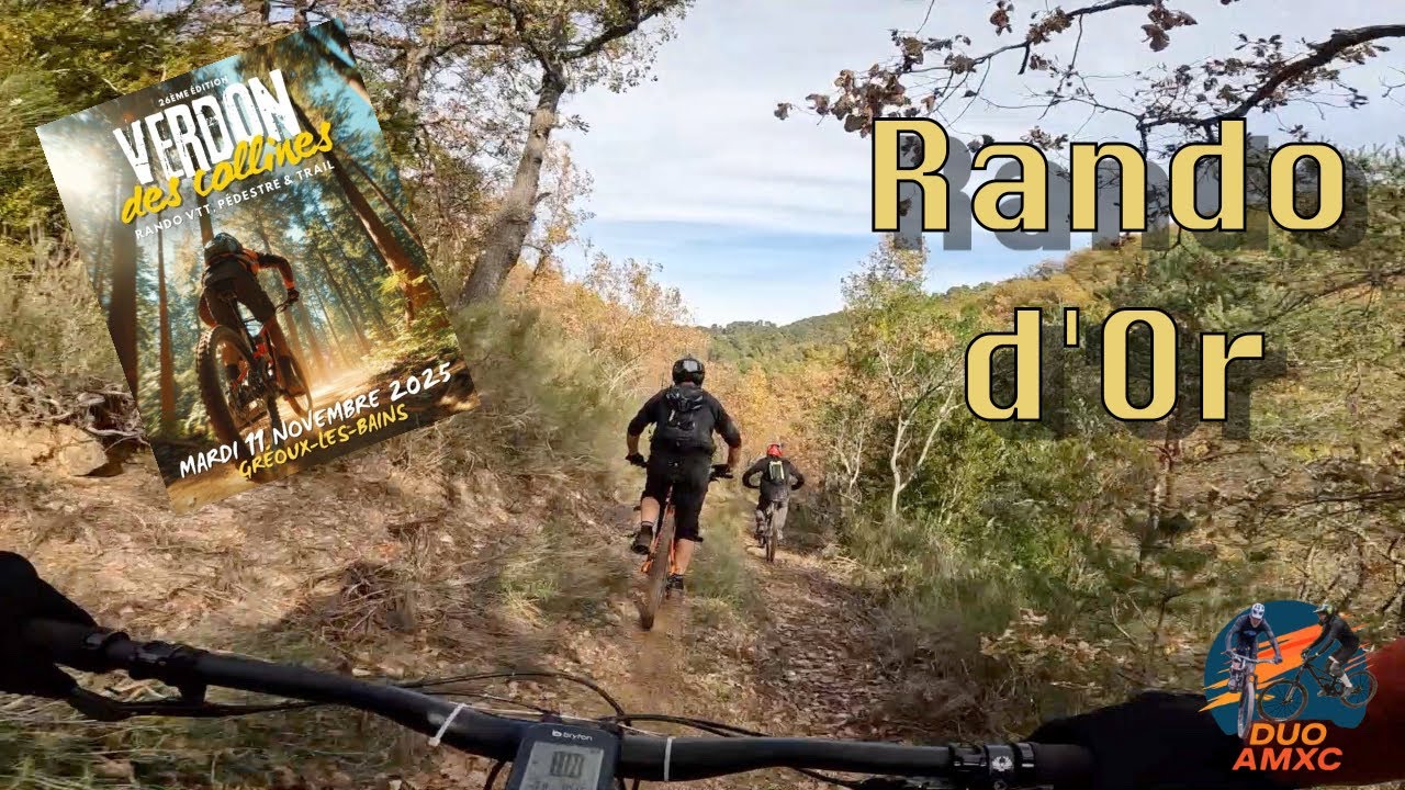 🚵 Rando VTT – Verdon des Collines – Parcours Noir | Sortie technique & sportive en Provence