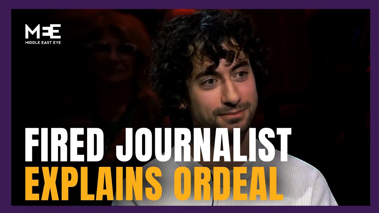 Journalist speaks out after being fired over EU Israel question