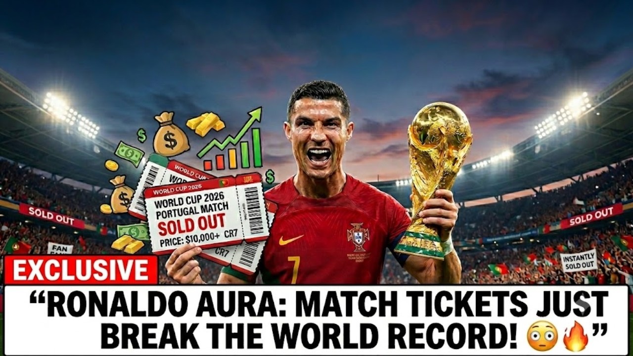 &ldquo;RONALDO Match Tickets SOLD OUT in Seconds 😳🔥&rdquo;