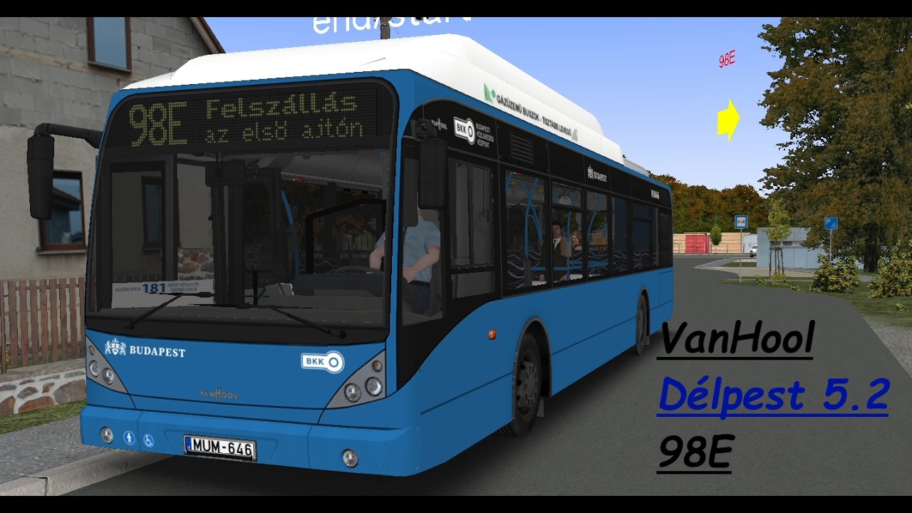 OMSI 2 I VanHool I Délpest 5.2 I  98E Kőbánya felé
