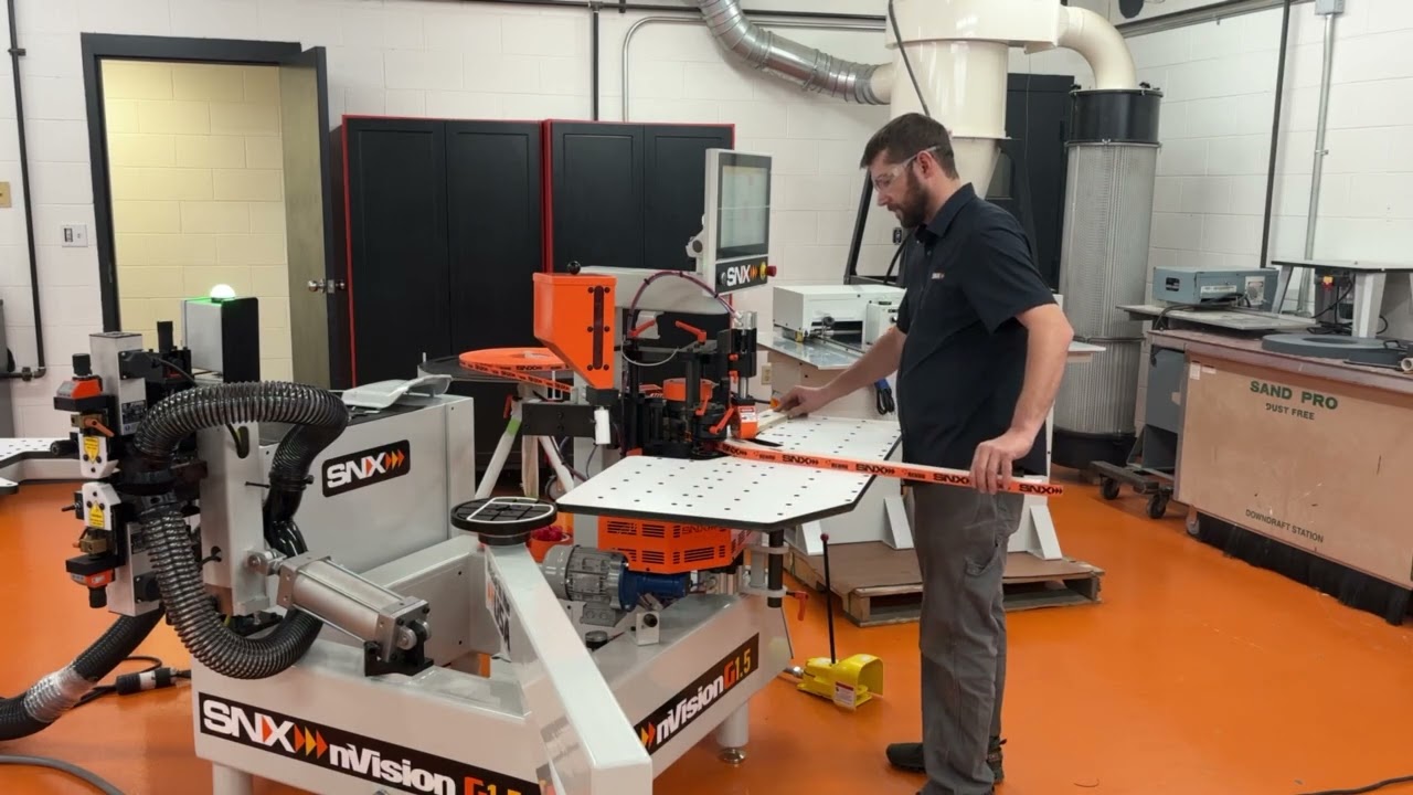 Produce RV parts easily on an SNX nVision G1.5. #1 best contour (curved) edgebander on the market.