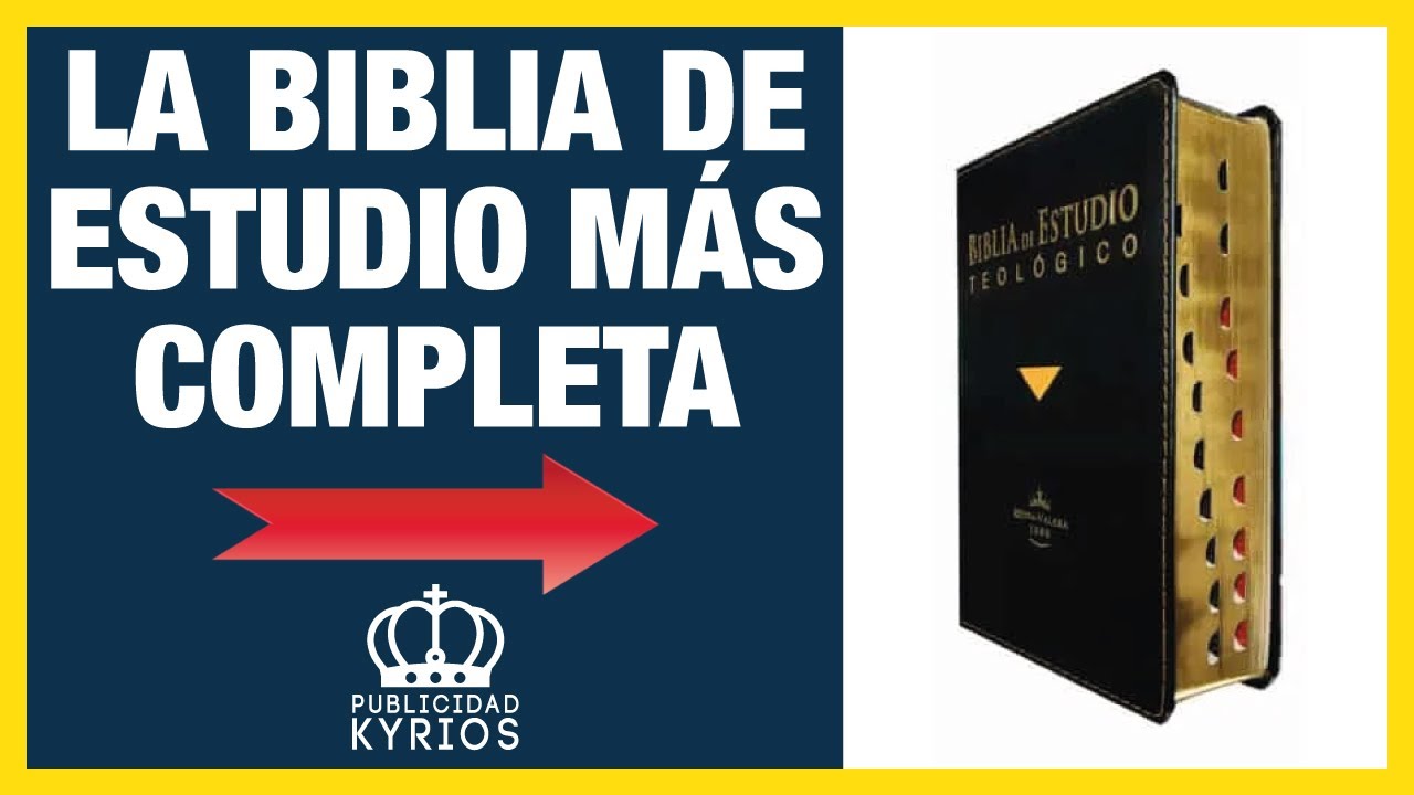✋🏻 TAMAÑO MANUAL ✅ BIBLIA DE ESTUDIO TEOLOGICO 🔶 REINA VALERA 1960 👑