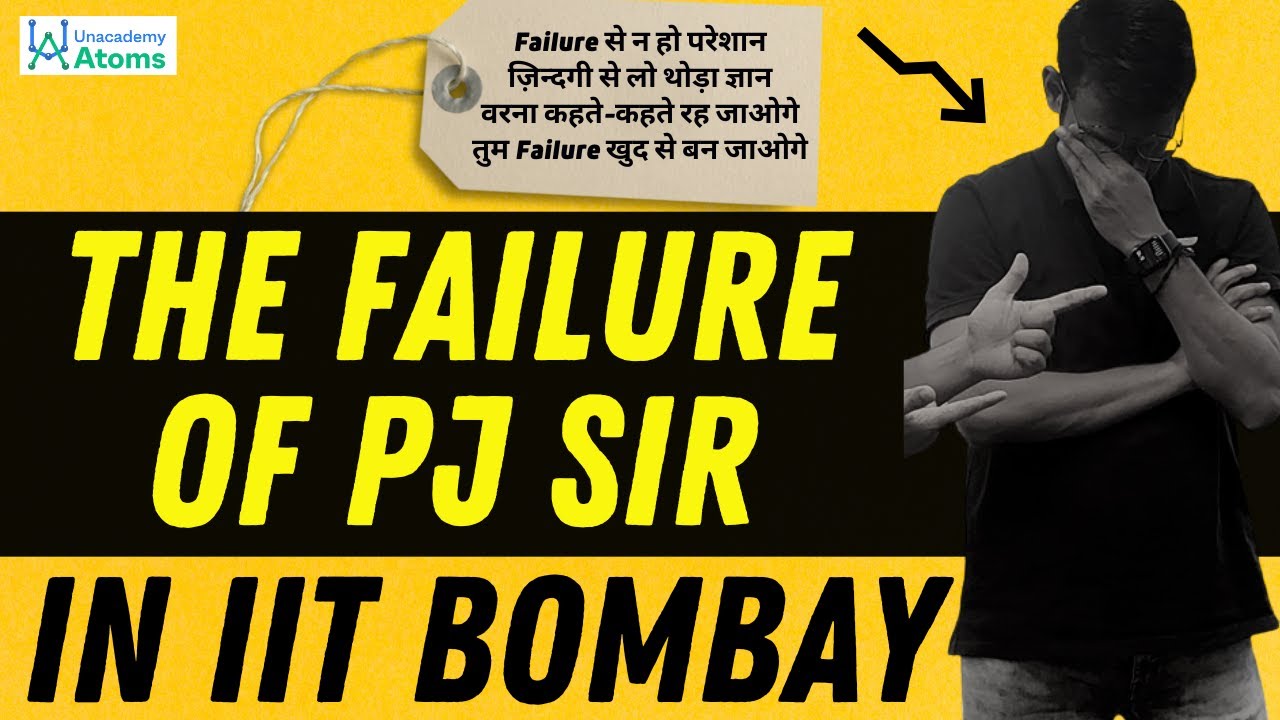 How IIT Bombay Failed Prashant Jain | Unacademy Atoms | Prashant Jain