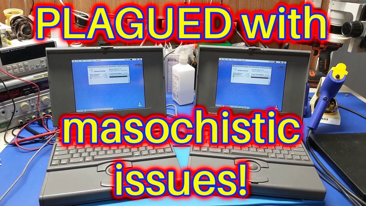 Macintosh Powerbook 180c restoration madness
