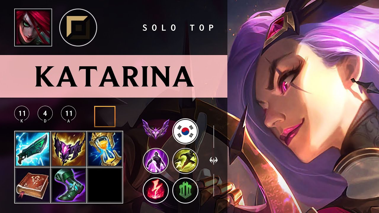 Katarina Top vs Gangplank - KR Master Patch 26.02