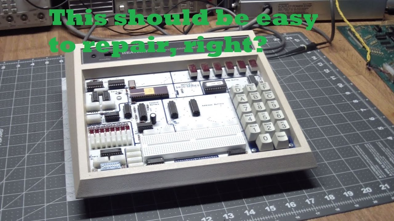 AE#187 Heathkit ET3400A Microprocessor Trainer Repair