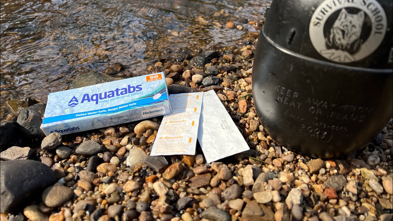 How to use (Aquatabs) Water purification Tablets for safe drinking water ft@ForceWearHQ