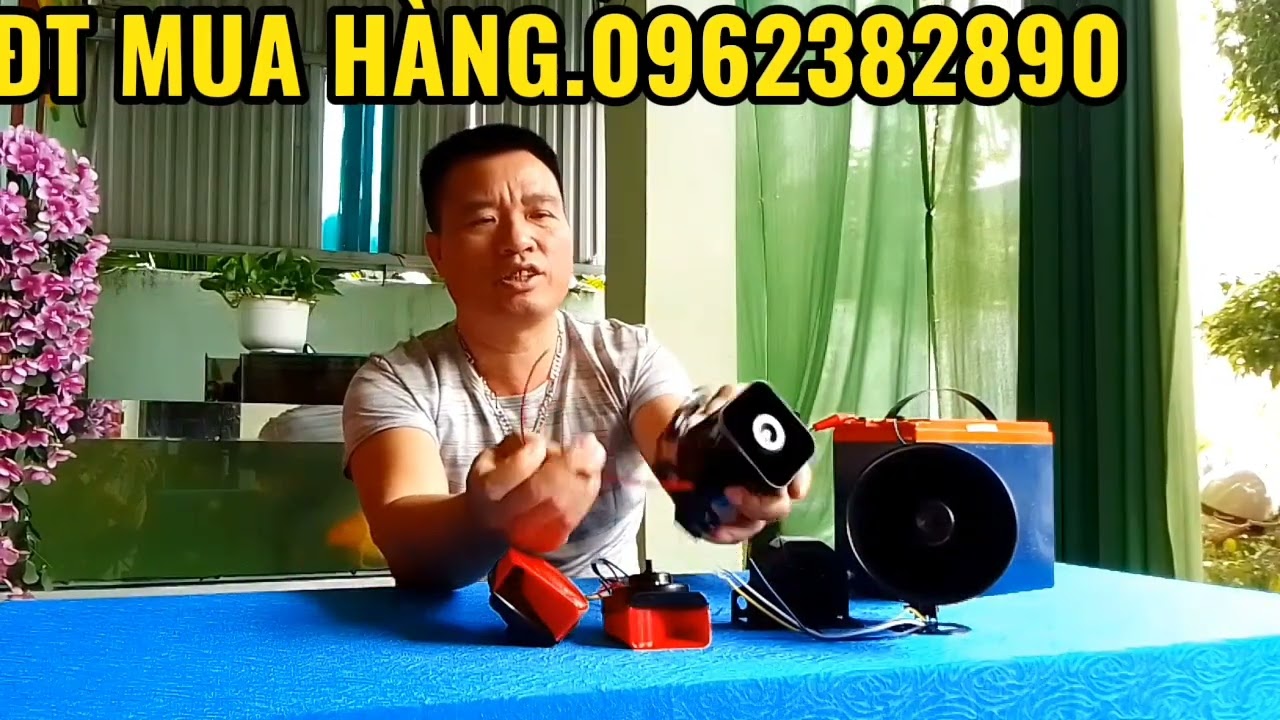 CÒI XE MÁY ÔTÔ MẪU NHƯ VIDEO TEST CHUẨN 