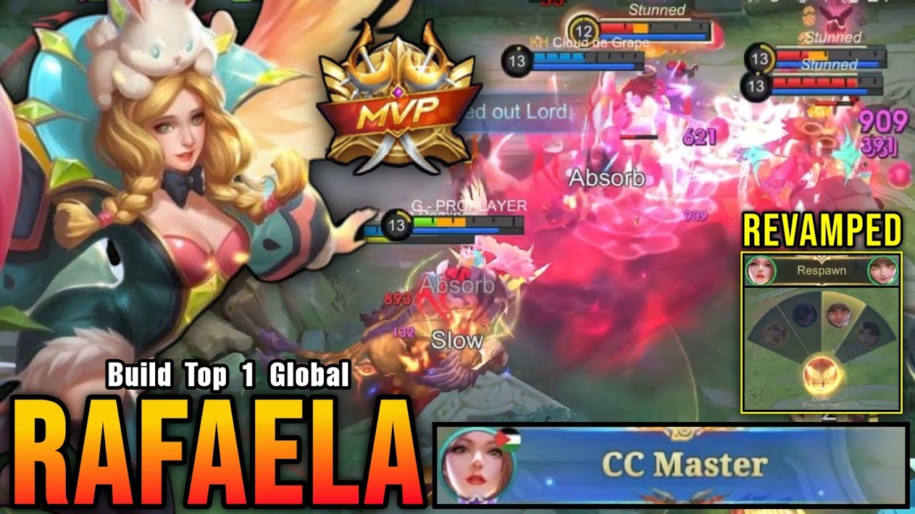 CC MASTER!! Rafaela Revamp?! The Next META!! - Build Top 1 Global Rafaela ~ MLBB