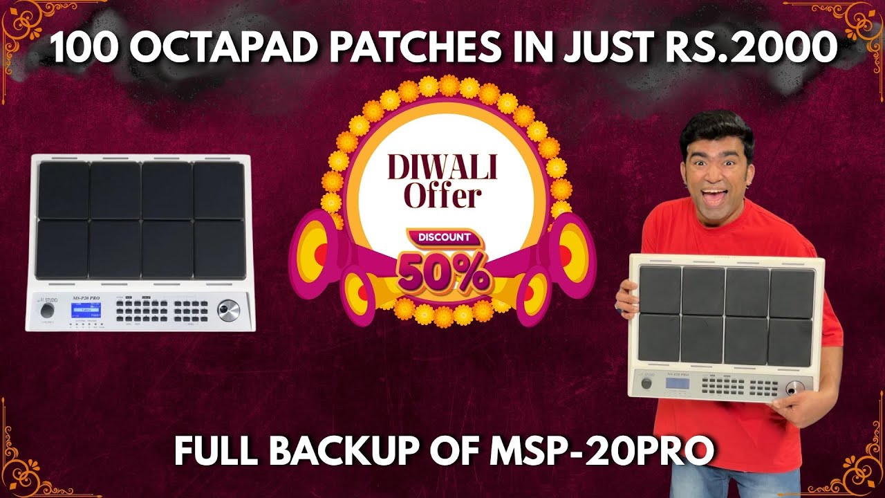 100 Octapad Patches In Just Rs2000 - MSP-20PRO | Octapad | Janny Dholi