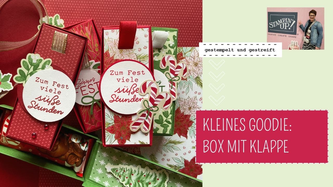 Kleines Goodie | Box mit Klappdeckel | schnell gemacht | mit Produkten von Stampin´Up!