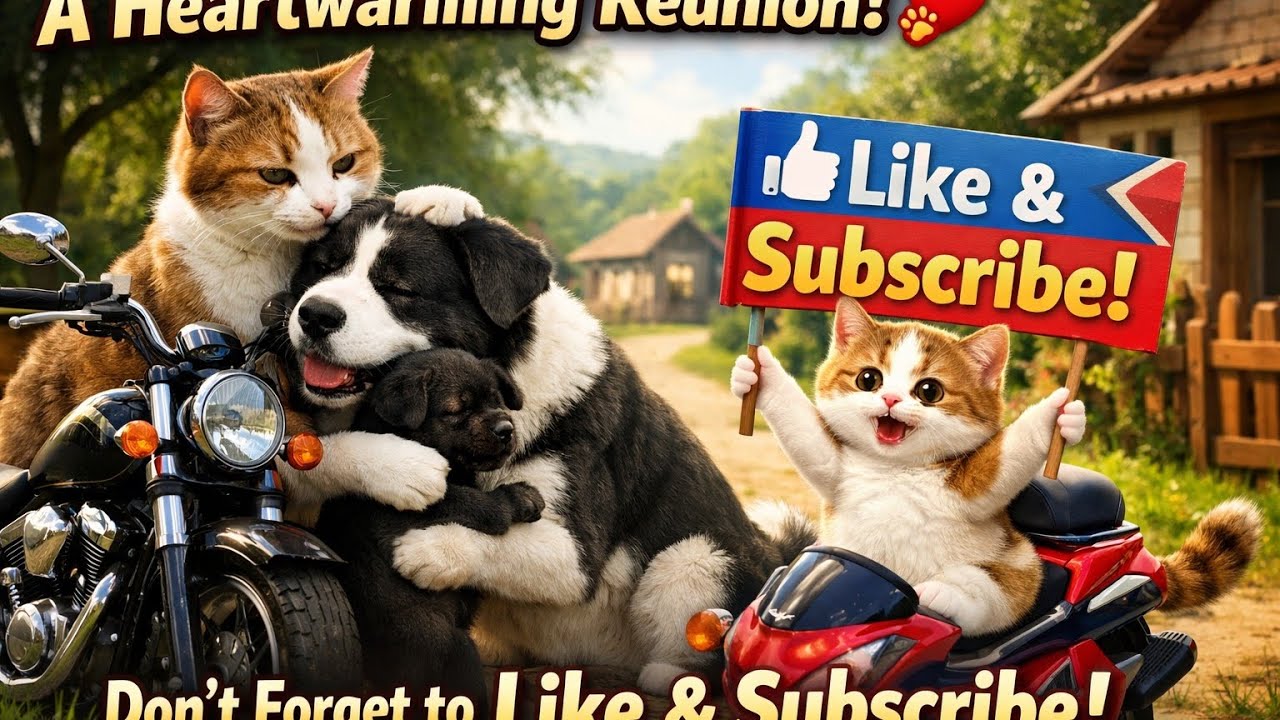 “Heartwarming Reunion: Cat and Puppy Meet Again in a Surprise Countryside Encounter!”