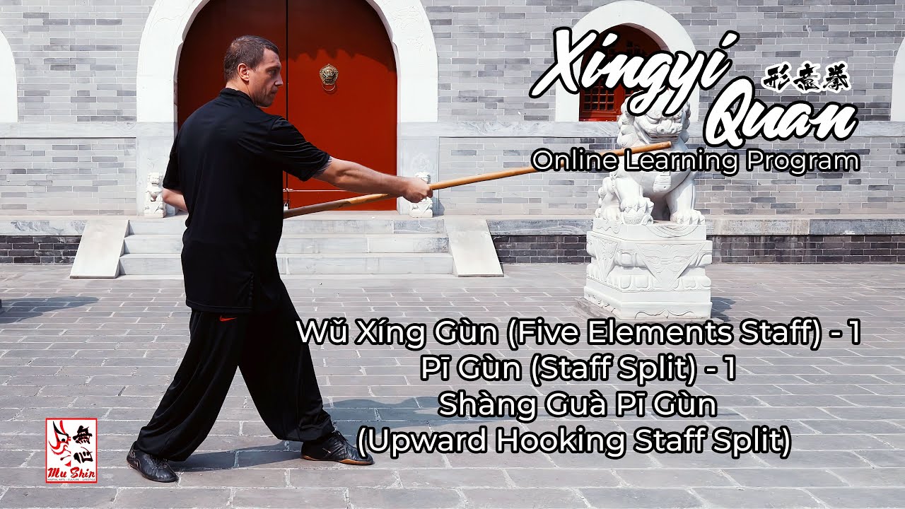 Xingyi Quan - Xingyi Staff - Pi Gun (Splitting Staff) - Hua Jin Online Learning Program