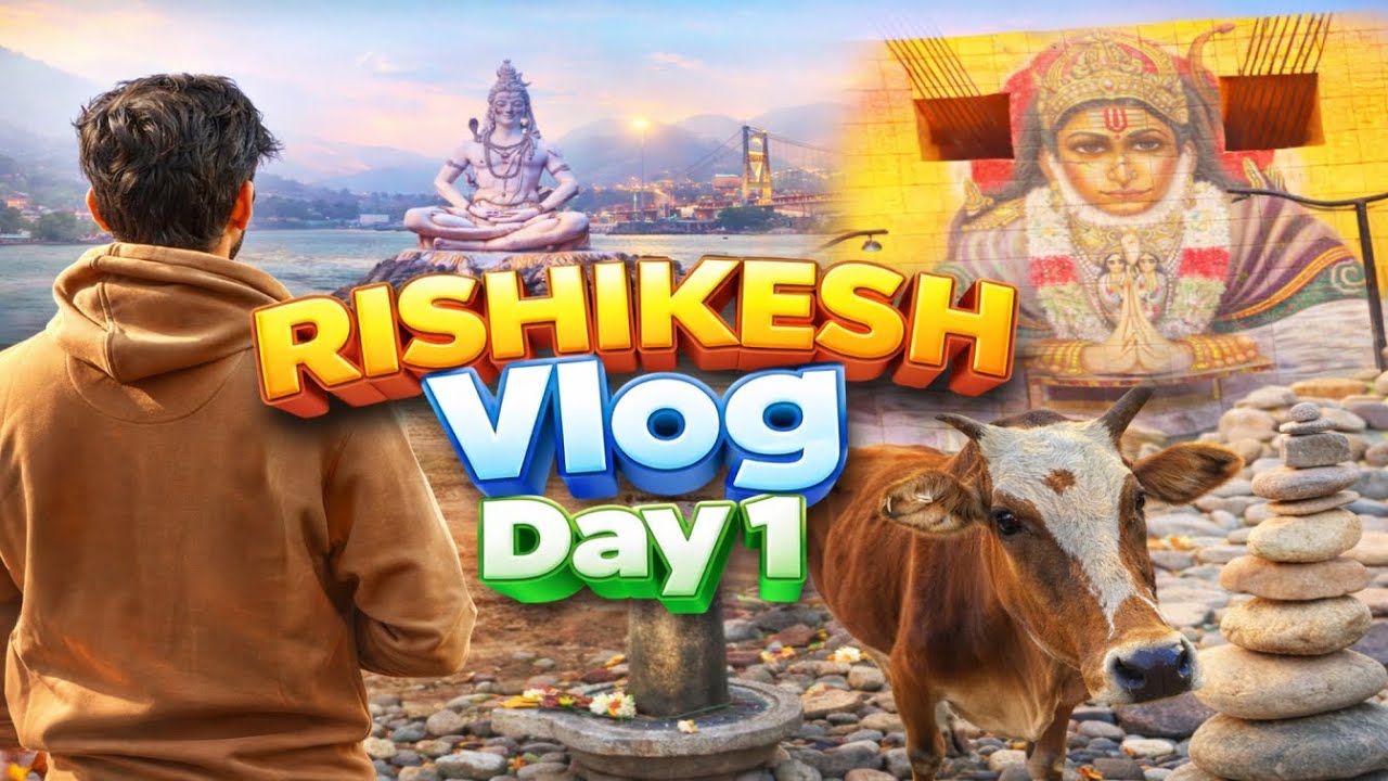 First Day in Rishikesh 😍 | Parmarth Niketan, Triveni Ghat Aarti & More #viral #youtube #rishikesh