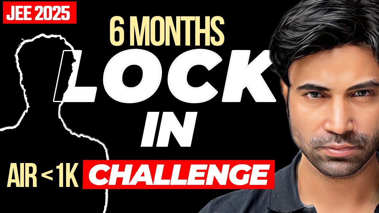 Can you Conquer the  #lockin Challenge for your Dream IIT ?
