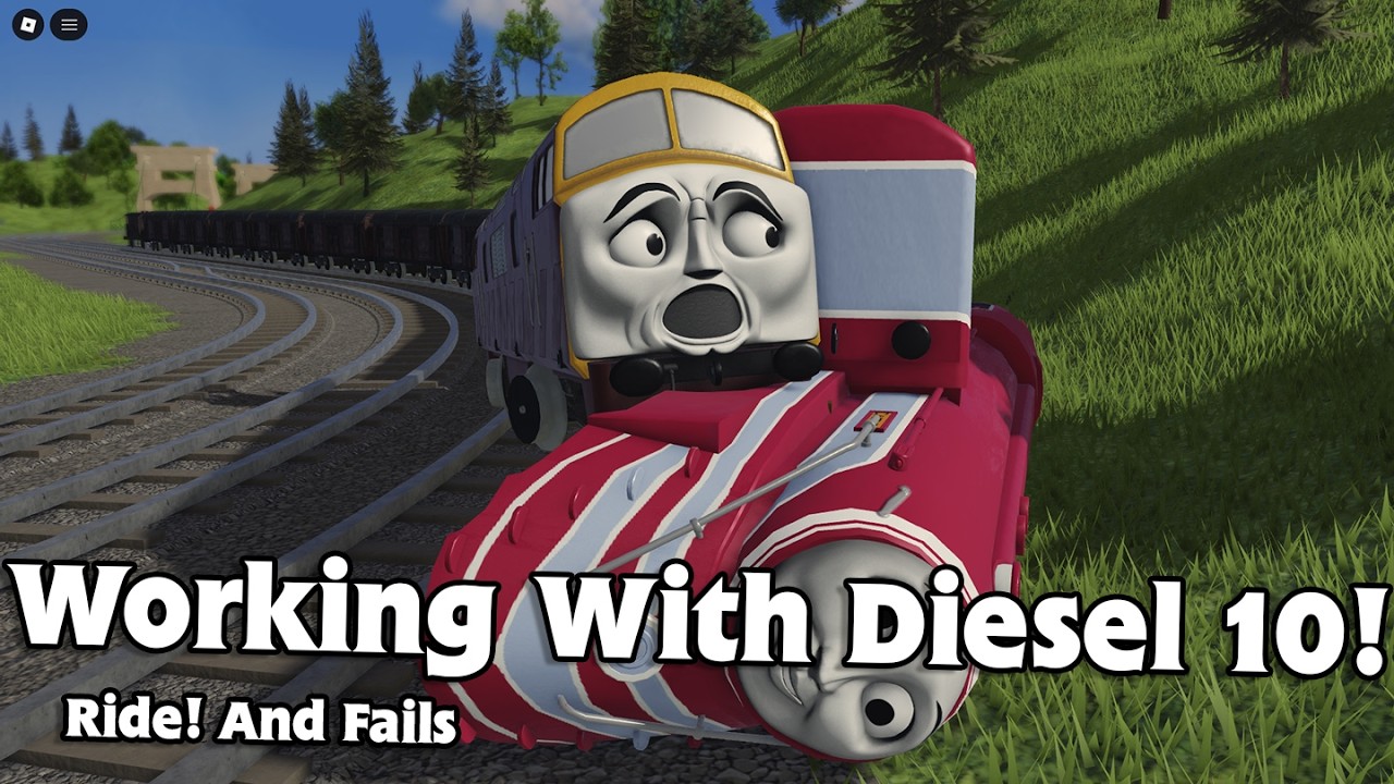Roblox Locos Online Working With Diesel 10! #train #thomasandfriends