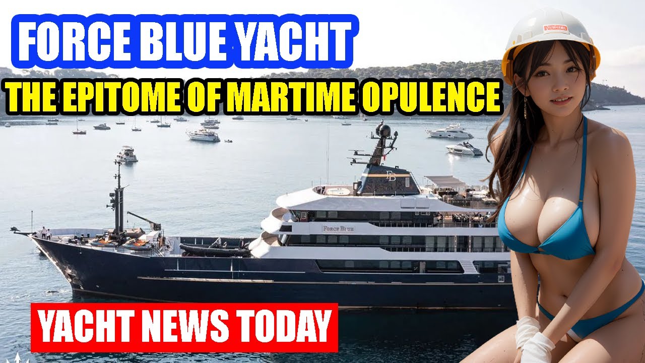 Yacht News Today | Luxury Yacht Force Blue - The Epitome of Maritime Opulence- 4K UHD VIDEO