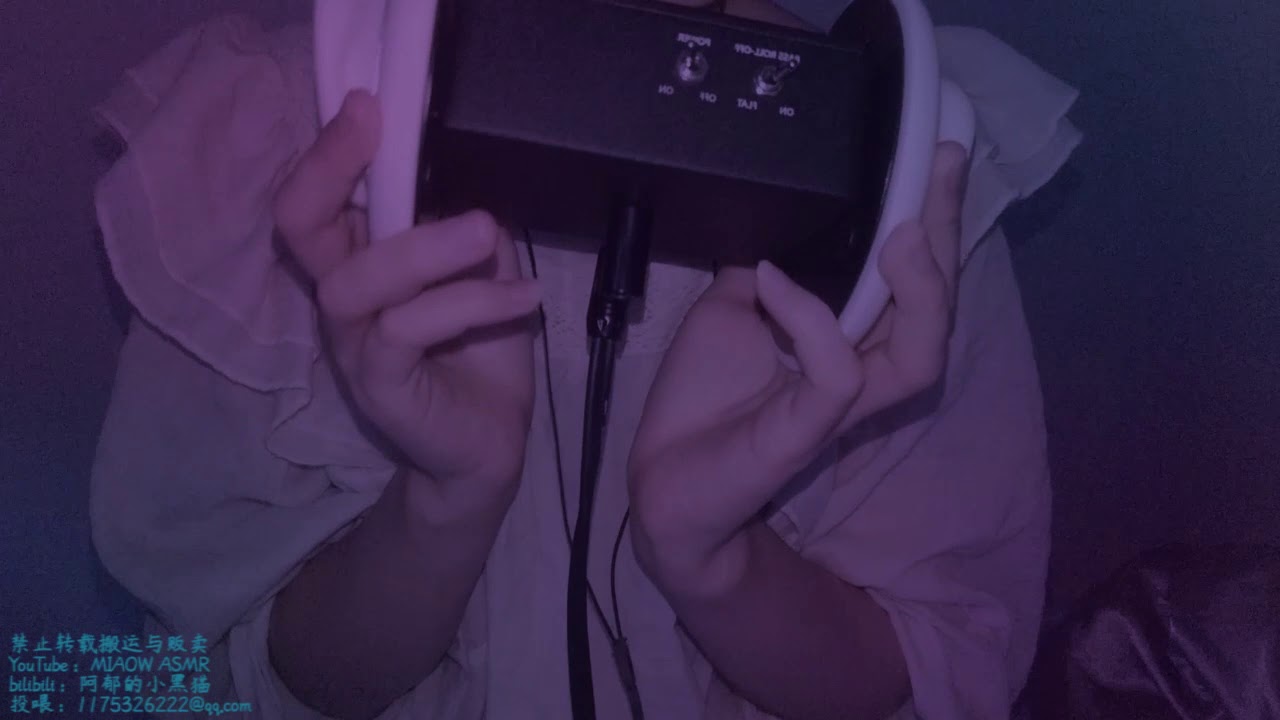 #370 Tongue into ear AND Cat woke up EAR EATING MOUTH SOUNDS 口腔音 舔耳 licking舌头入耳  猫醒了终止录制  MIAOW ASMR