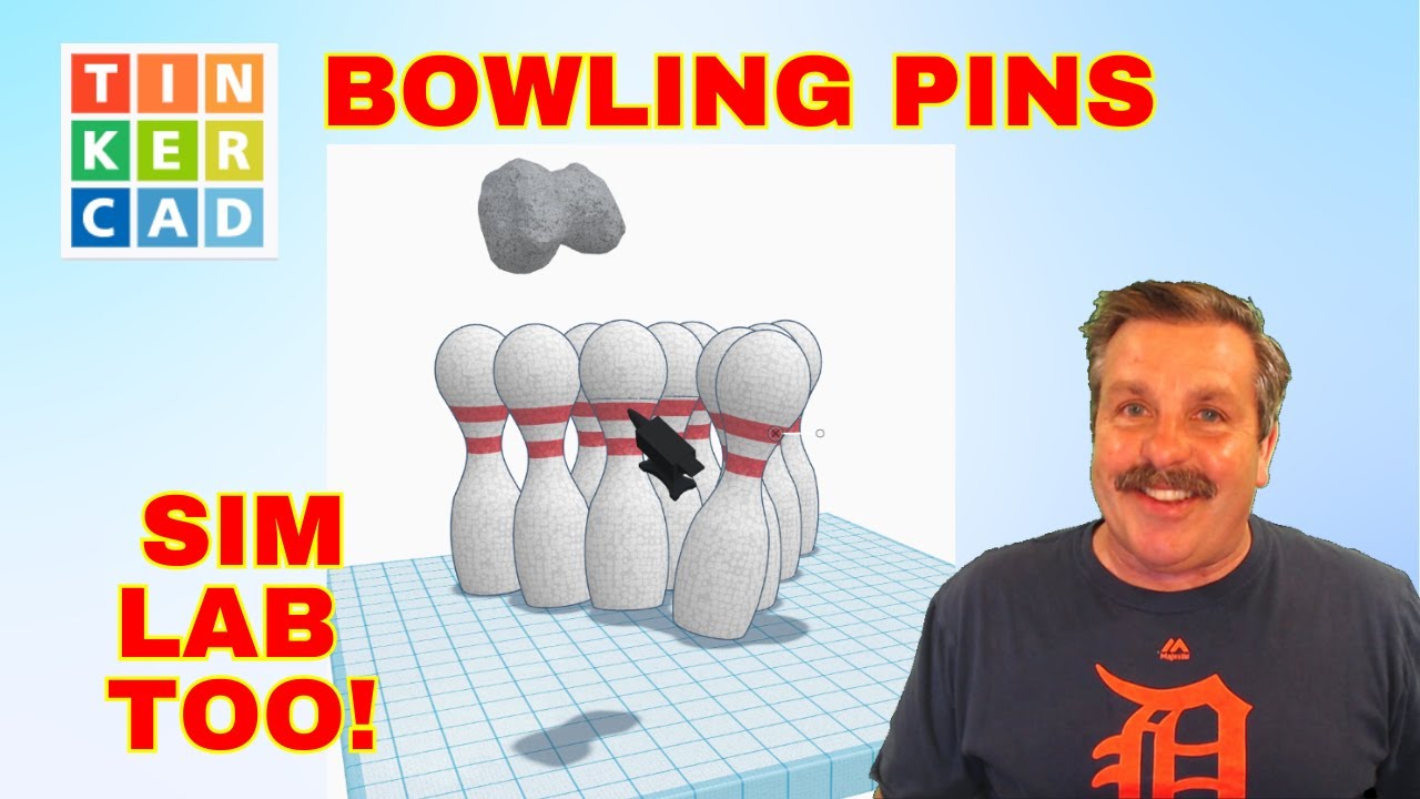 Make a Tinkercad Bowling Pin Hyperbolic Shape & Inverse Hole Wizardry!