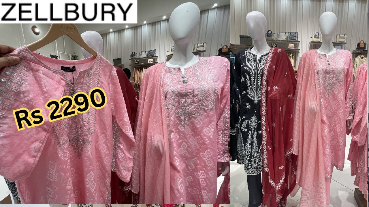 Zellbury RS 2290 Sale Price Collection 💕Zellbury New Collection 2026💕Afsheen Closet