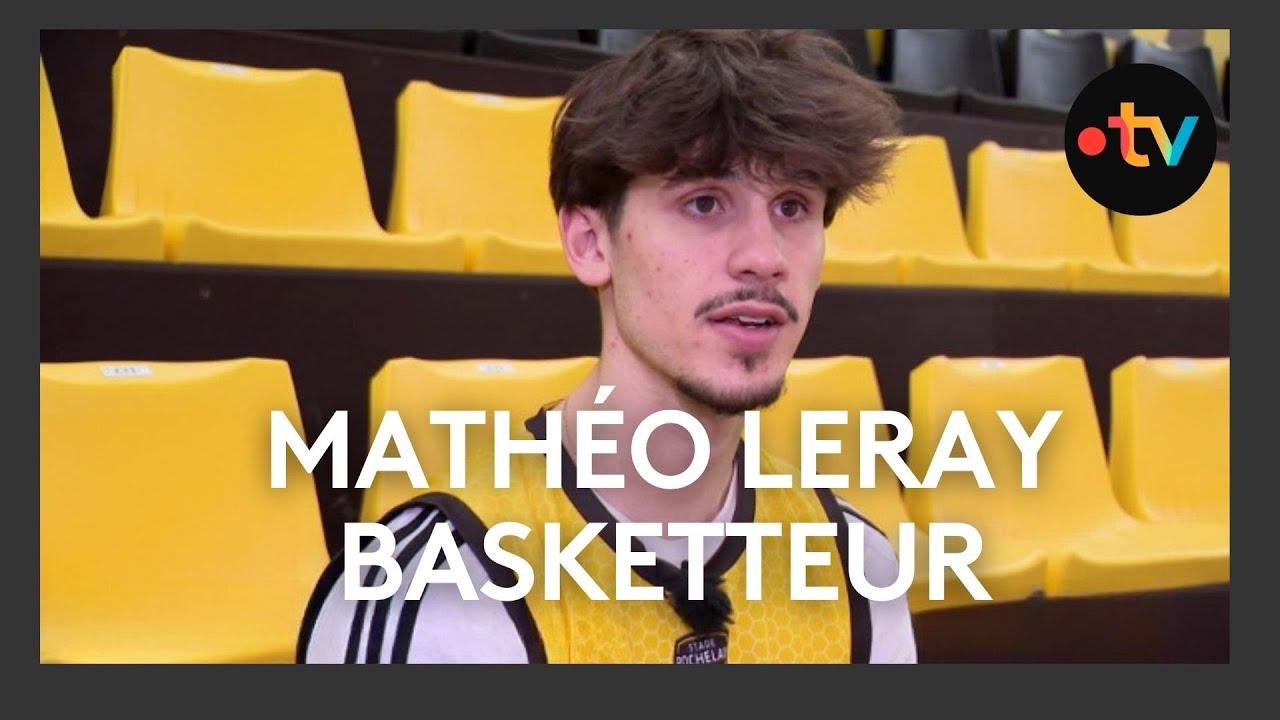 Mathéo Leray, meneur du Stade Rochelais Basket