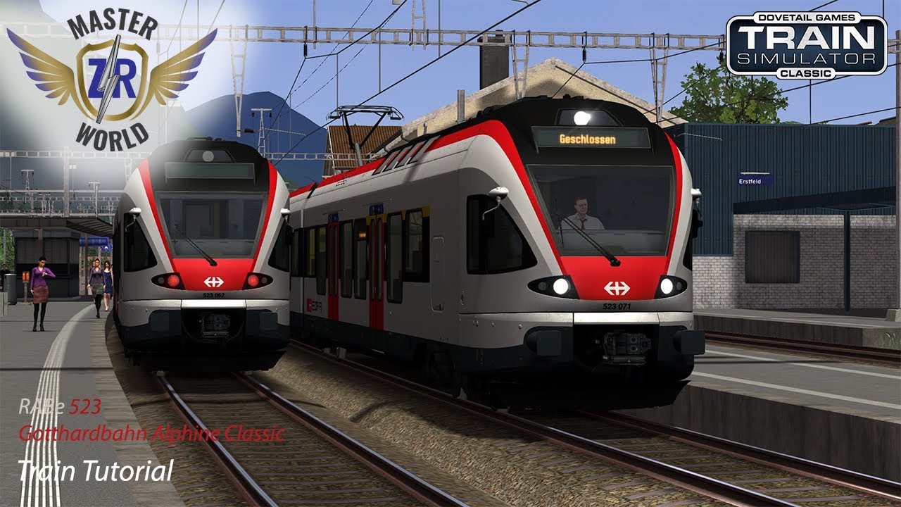 Train Tutorial - Gotthardbahn Alphine Classic - RABe 523 - Train Simulator Classic