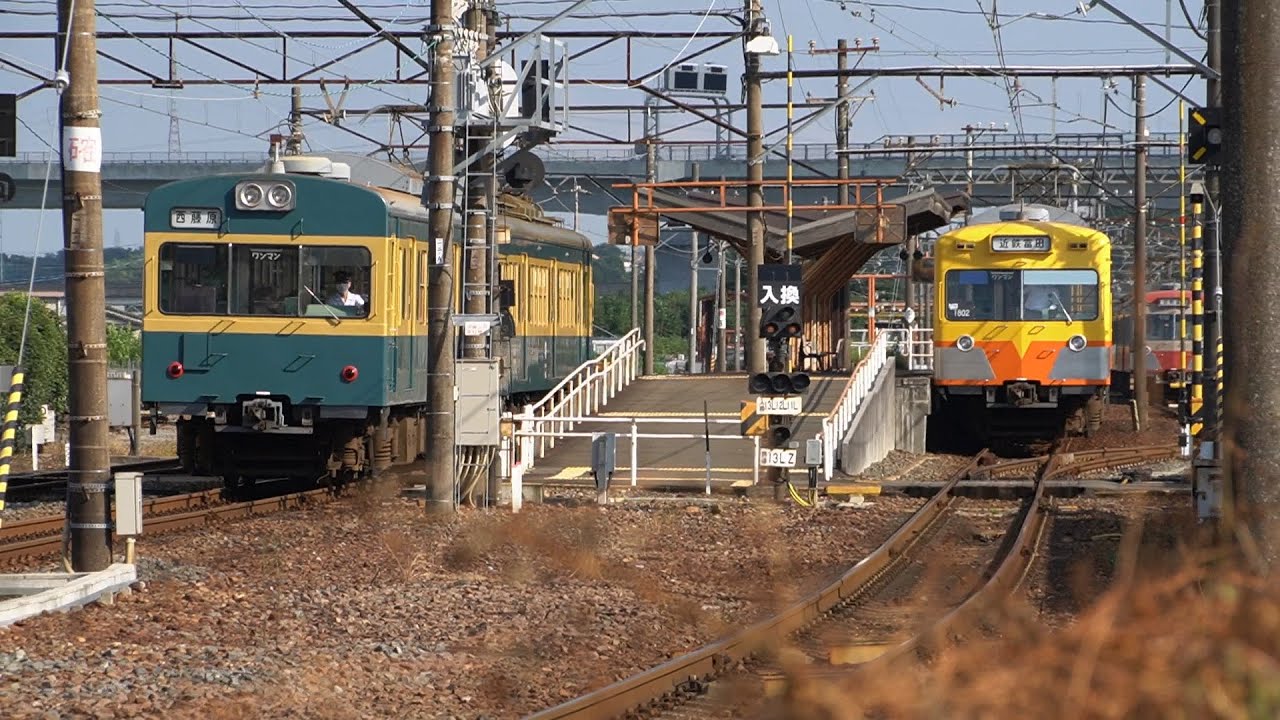 【三岐鉄道】保々駅での西藤原行き車両交換【1日2回？】