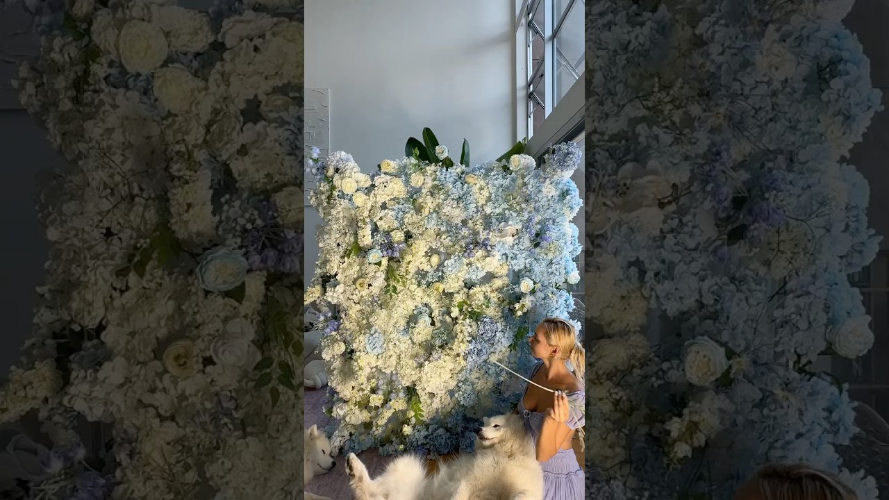 DIY flower wall