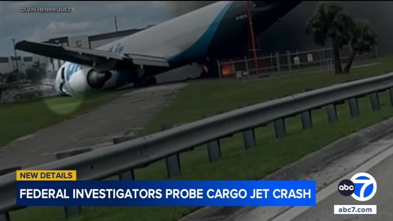 Pilot jumps to safety from deadly cargo jet crash in Miami